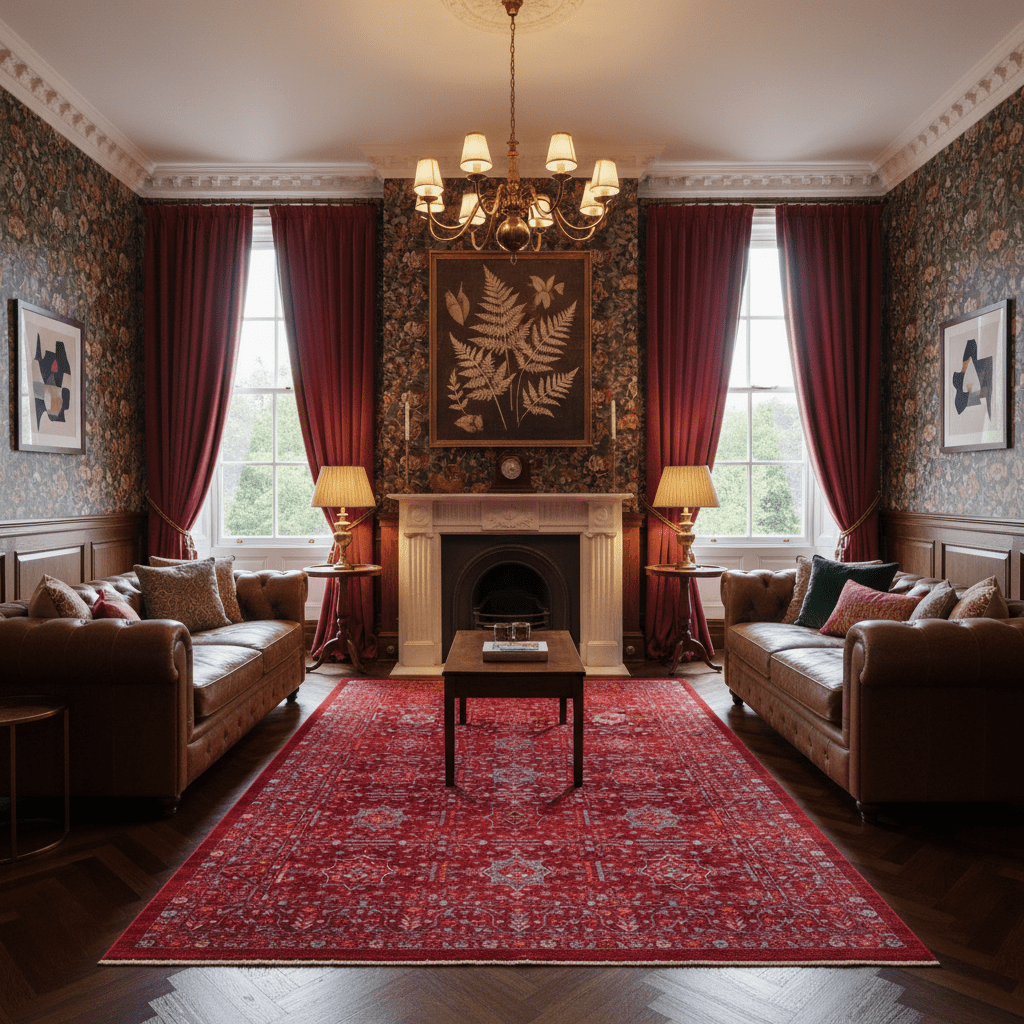 Red Oasis Heirloom Turkish Rug - Aladdinrugs