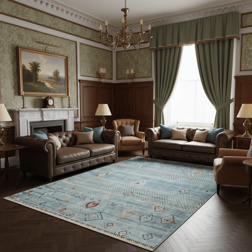 Glacier Diamond Weave Rug - Aladdinrugs