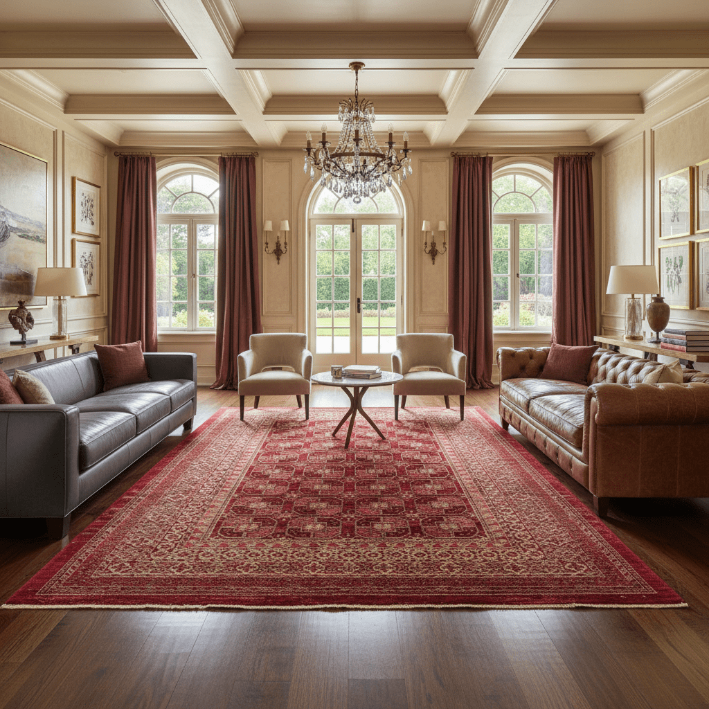 Royal Octagon Grid Rug - Aladdinrugs