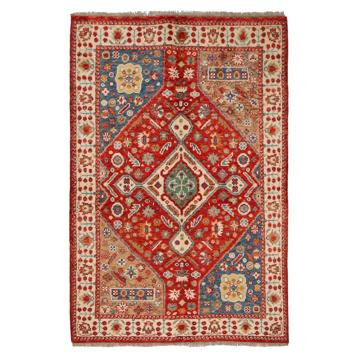 Handmade Shirazi Wool Carpet 114 x 172 cm (ID Y33030)
