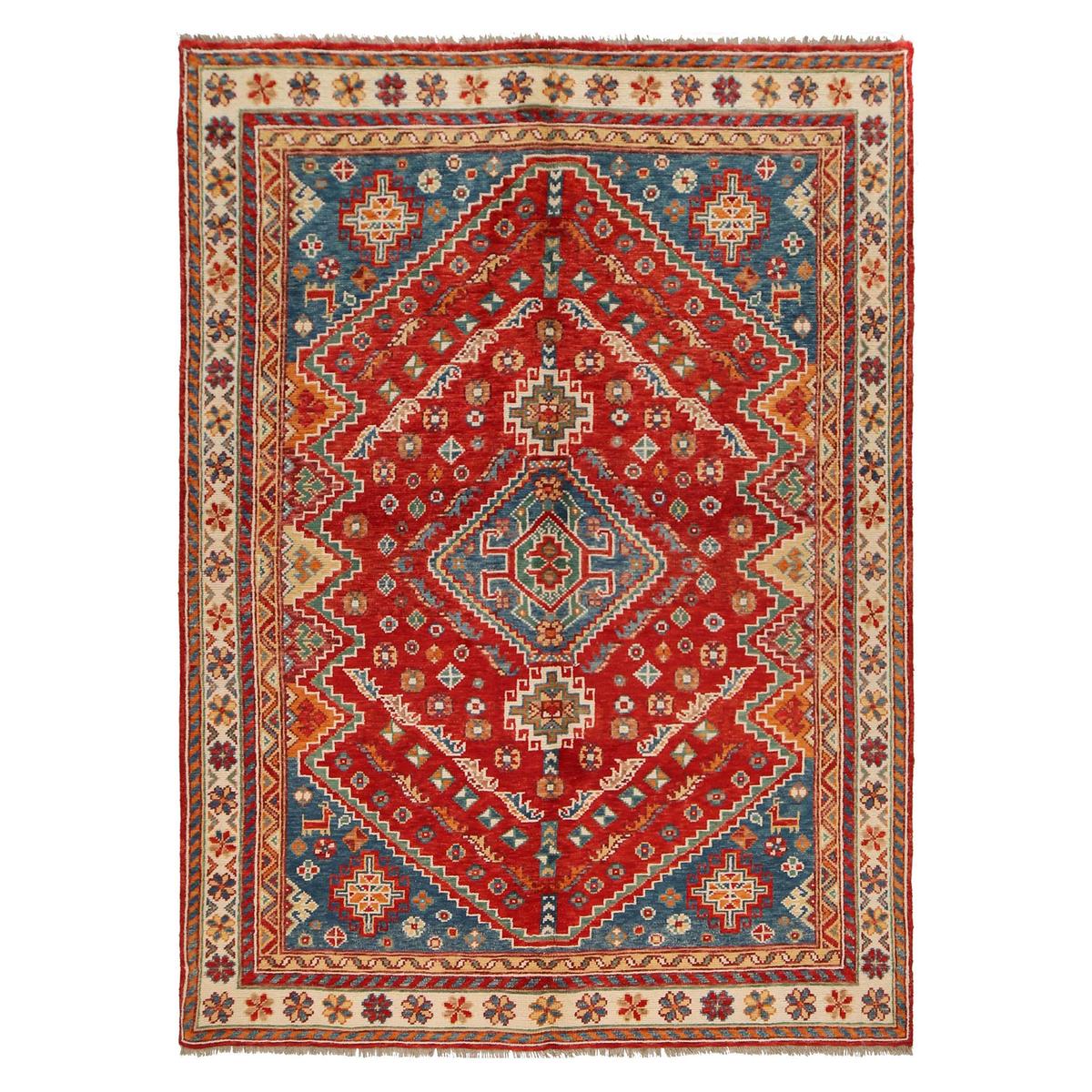 Handmade Shirazi Wool Area Rug 165x234 cm (ID Y33039)