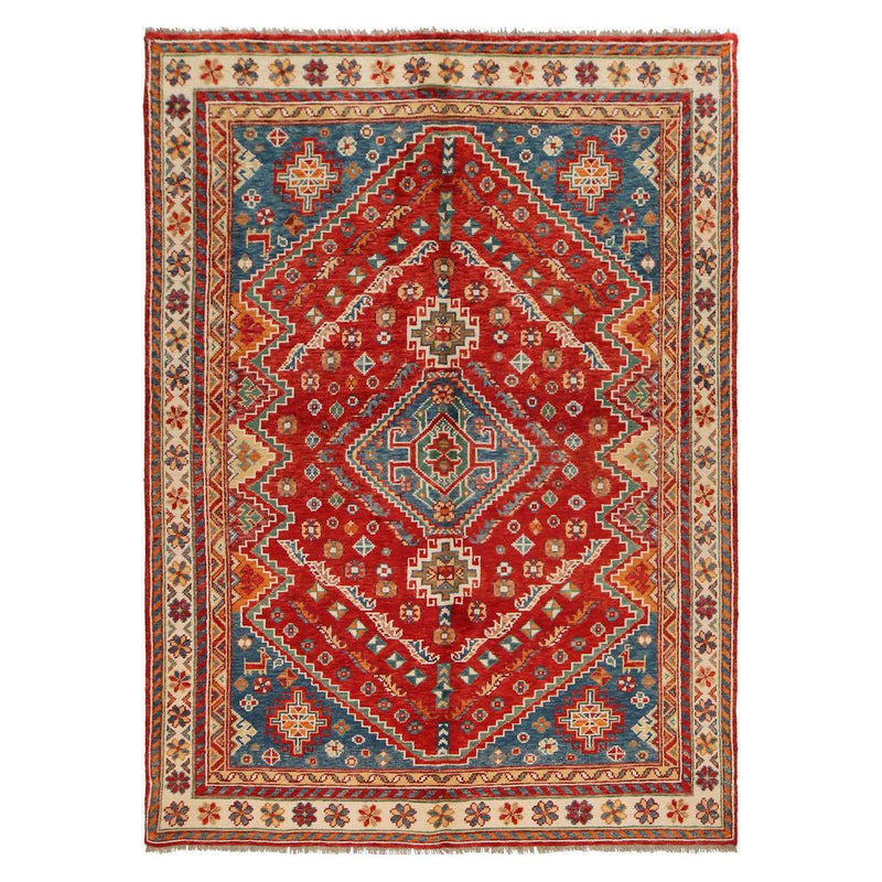 Handmade Shirazi Wool Area Rug 165x234 cm (ID Y33039)