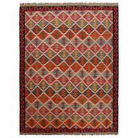 Handmade Vegetable Kelim 5' 9" x 7' 7" (ft) - No. Y35597