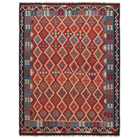 Handmade Vegetable Kelim 6' 1" x 8' 2" (ft) - No. Y35599