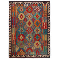 Handmade Vegetable Kelim 6' 0" x 8' 1" (ft) - No. Y35605