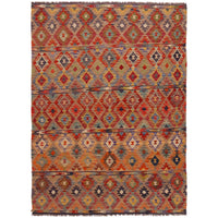 Handmade Vegetable Kelim 5' 9" x 7' 10" (ft) - No. Y35643