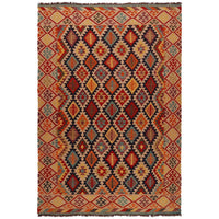 Handmade Vegetable Kilim 6' 9" x 10' 0" (ft) - No. Y35645