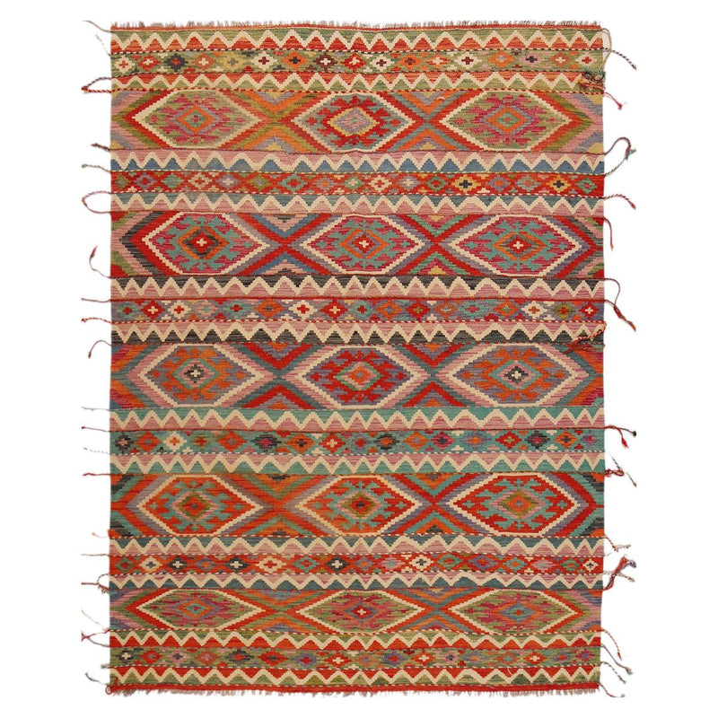 Handmade Vegetable Kilim 6' 0" x 8' 3" (ft) - No. Y35649
