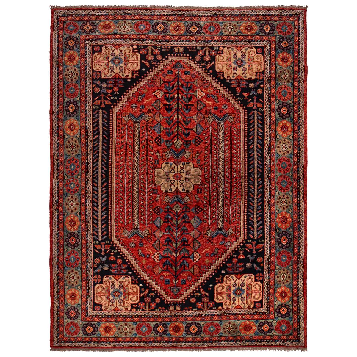 Handmade Wool Shirazi Rug 251 x 341 cm (ID Y35650)