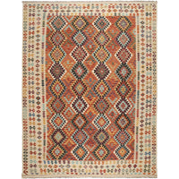 Handmade Vegetable Kelim 8' 5 x 11' 4 (ft) - No. B18496