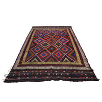 Handmade Suzani Kilim 5' 7" x 9' 3" (ft) - No. B19313