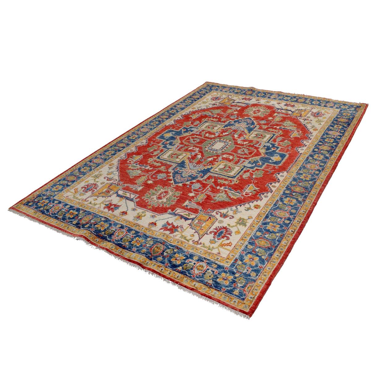 Handmade Heriz Wool Rug 173 x 239 (cm) (ID B19902)