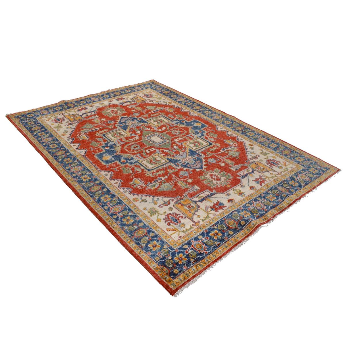 Handmade Heriz Wool Rug 173 x 239 (cm) (ID B19902)