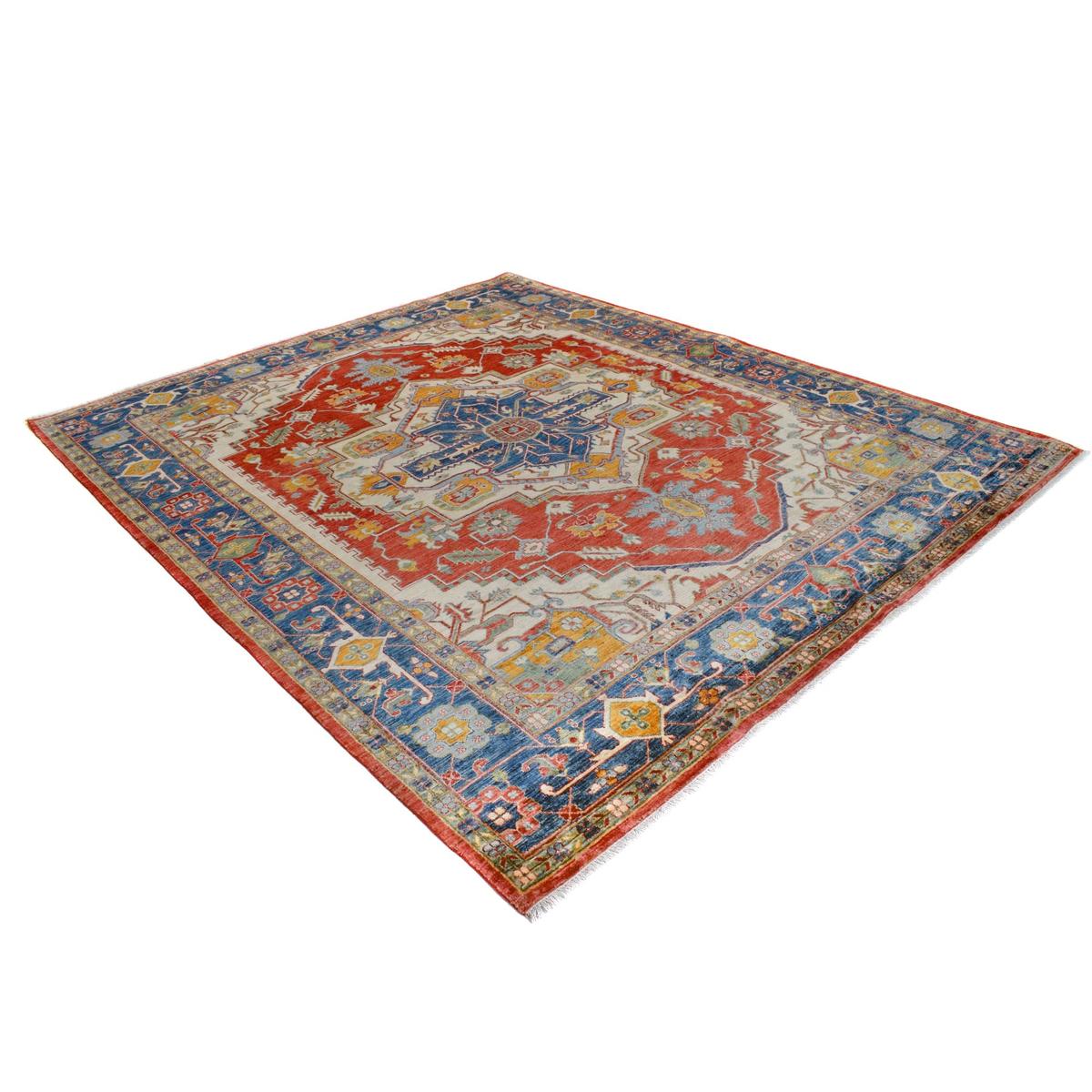 Hand Knotted Persian Heriz Rug 247x297 cm (ID B19906)