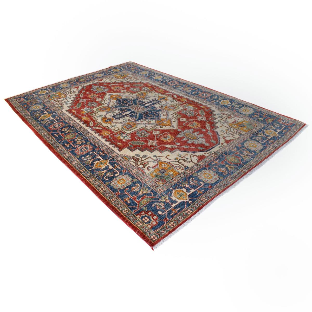 Premium Handmade Wool Oriental Rug 203 × 292 cm (ID B19913)