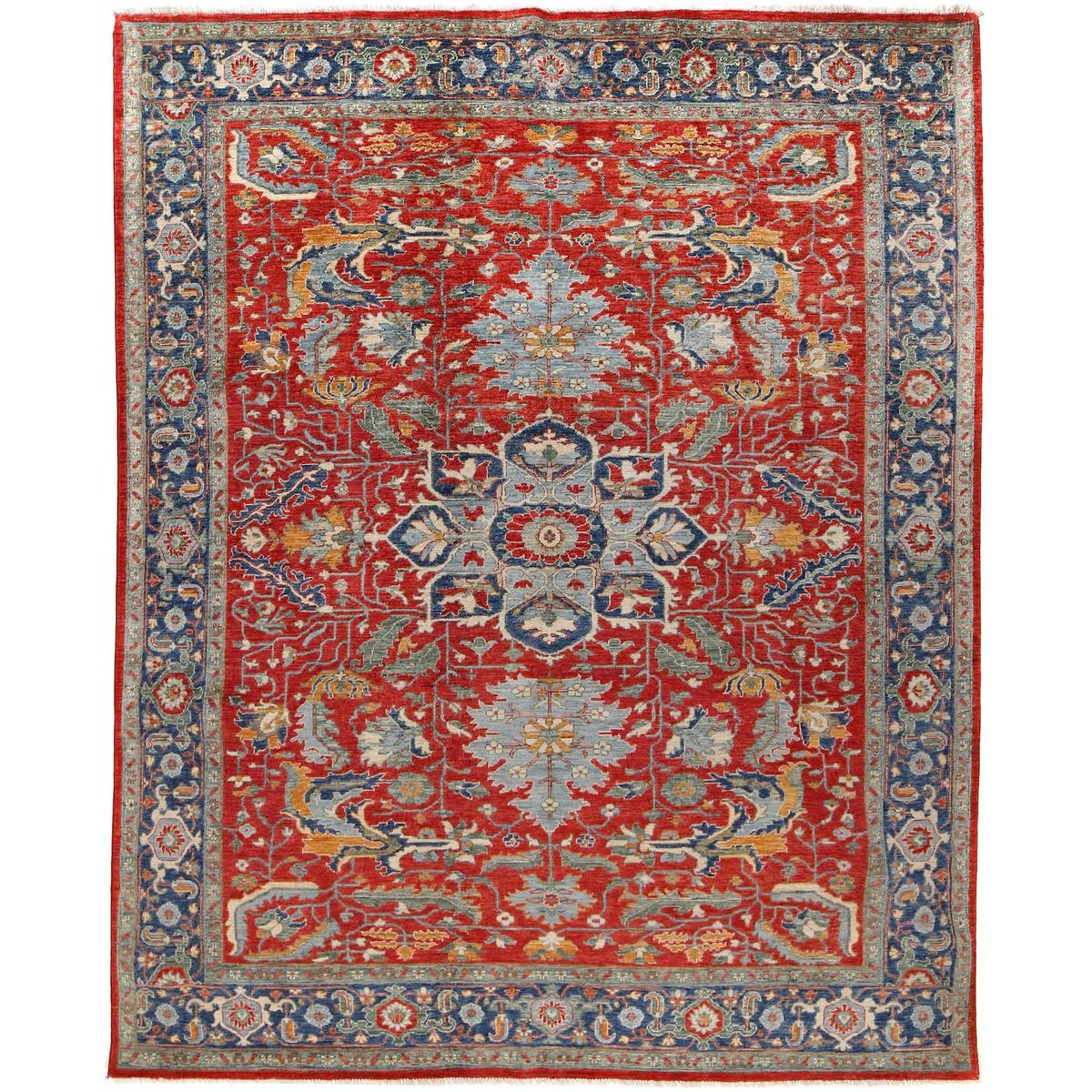 Handmade Heriz Oriental Wool Area Rug 250x303 cm (ID B20010)
