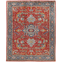 Handmade Heriz Oriental Wool Area Rug 250x303 cm (ID B20010)