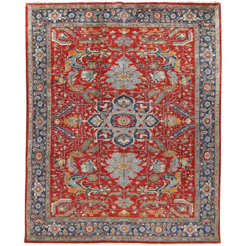 Handmade Heriz Oriental Wool Area Rug 250x303 cm (ID B20010)