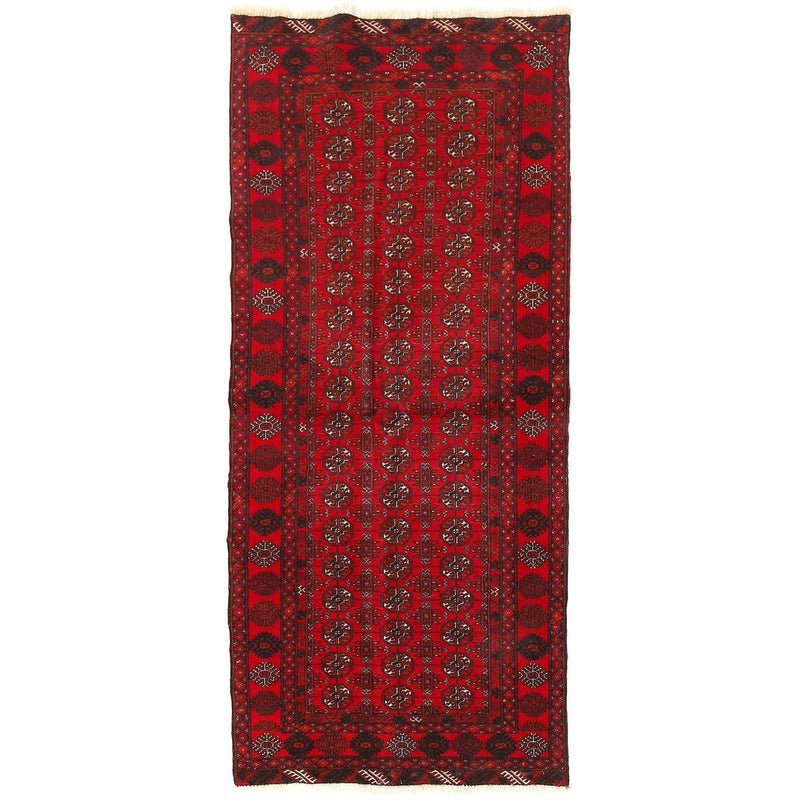 Handmade Bokhara Wool Runner Area Rug 79x185 cm (ID B20416)