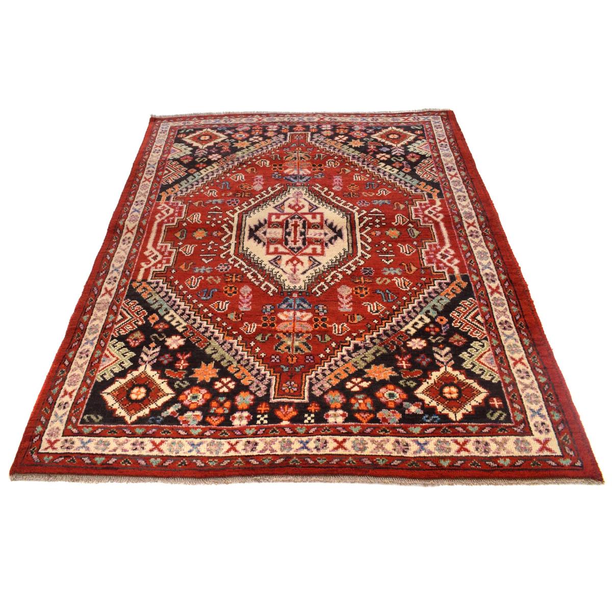 Handmade Shirazi Wool Area Rug 150 x 199 cm (ID B29773)