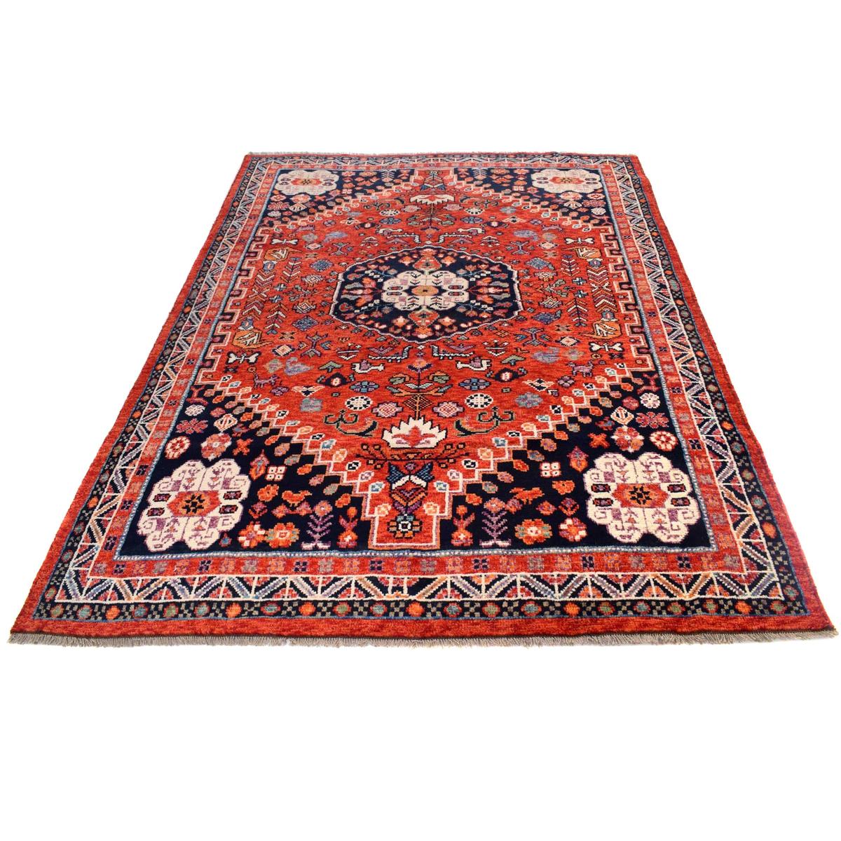 Handmade Shirazi Oriental Wool Rug 169x230 cm (ID B29780)
