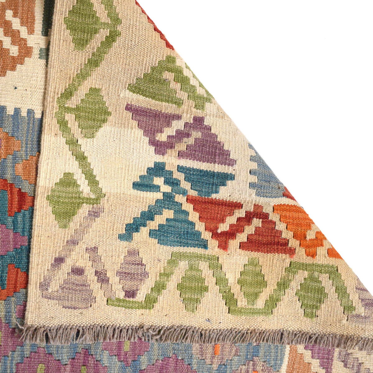 Handmade Vegetable Kelim 5' 9" x 7' 10" (ft) - No. B29989