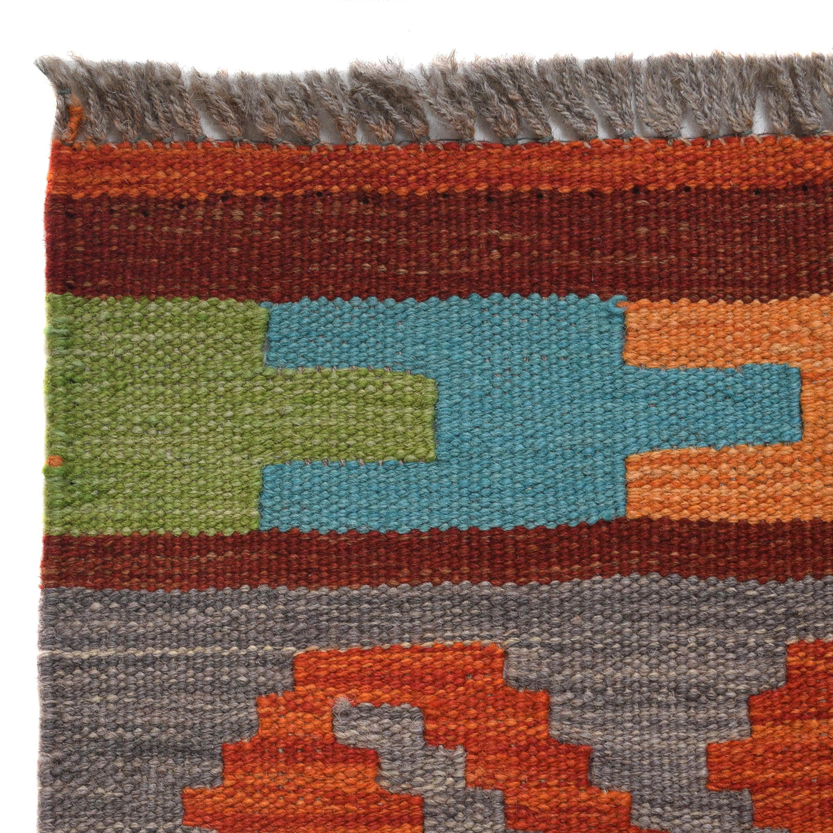 Handmade Vegetable Kelim 4' 11" x 6' 8" (ft) - No. B30591