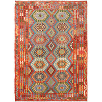 Handmade Vegetable Kelim 6' 7" x 9' 9" (ft) - No. B30592