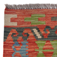 Handmade Vegetable Kelim 6' 7" x 9' 9" (ft) - No. B30592