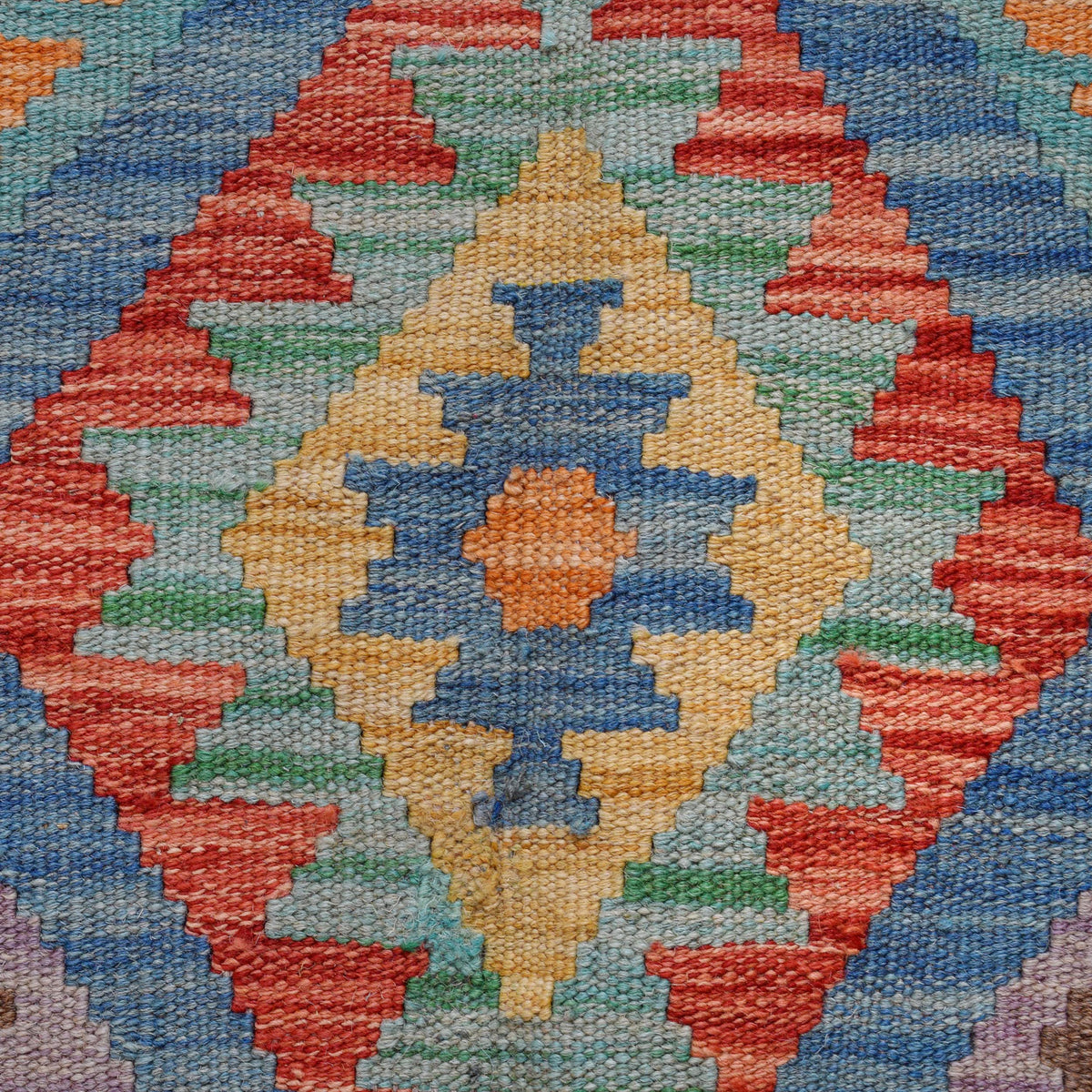 Handmade Vegetable Kelim 6' 7" x 9' 9" (ft) - No. B30592