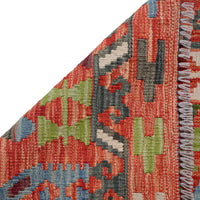 Handmade Vegetable Kelim 6' 7" x 9' 9" (ft) - No. B30592