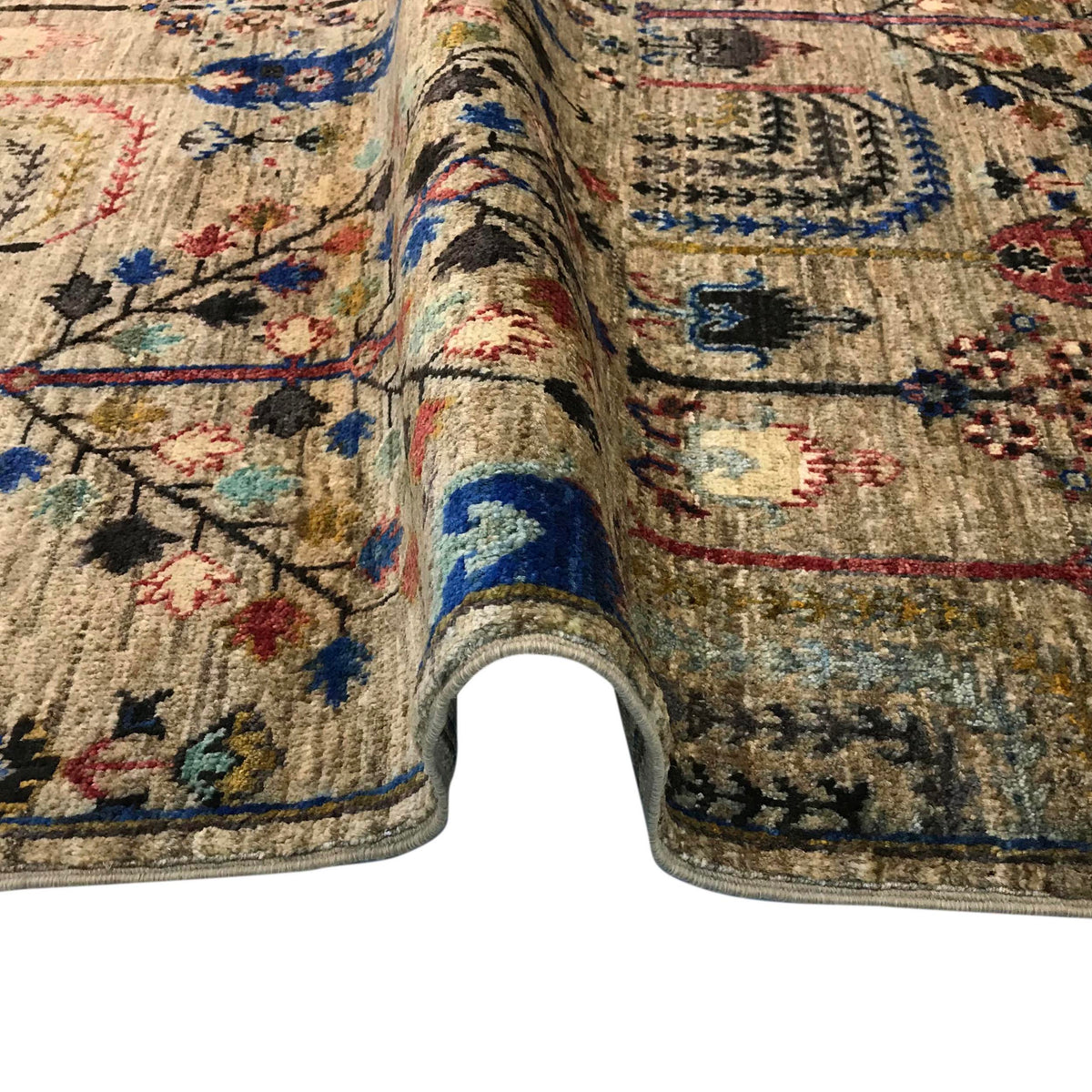 Handmade Tree of Life Rug 5' 8" x 7' 11" (ft) - No. B31294