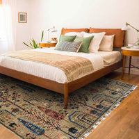 Handmade Tree of Life Rug 5' 8" x 7' 11" (ft) - No. B31294