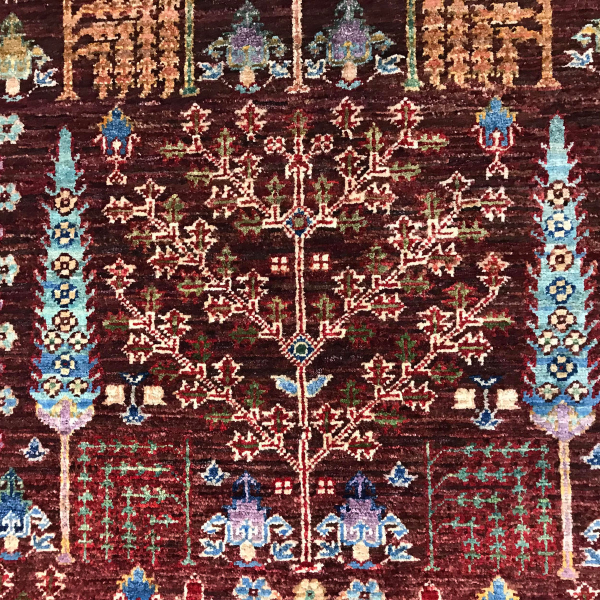 Artisan Tree of Life Carpet 3' 5" x 5' 0" (ft) - No. B31328