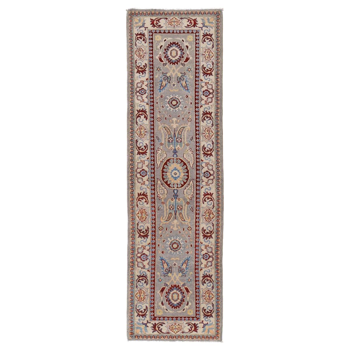 Beige Kazak Handmade Runner 78 x 297 (cm) (ID B33015)