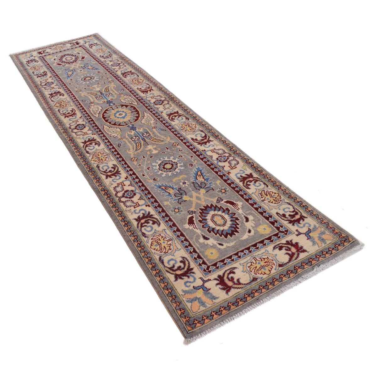Beige Kazak Handmade Runner 78 x 297 (cm) (ID B33015)