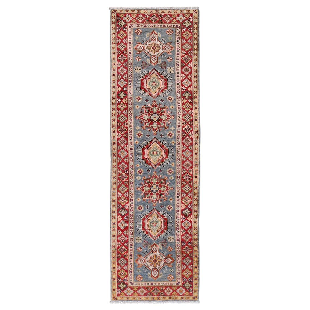 Handmade Kazak Wool Runner 85 x 294 cm (ID B33047)