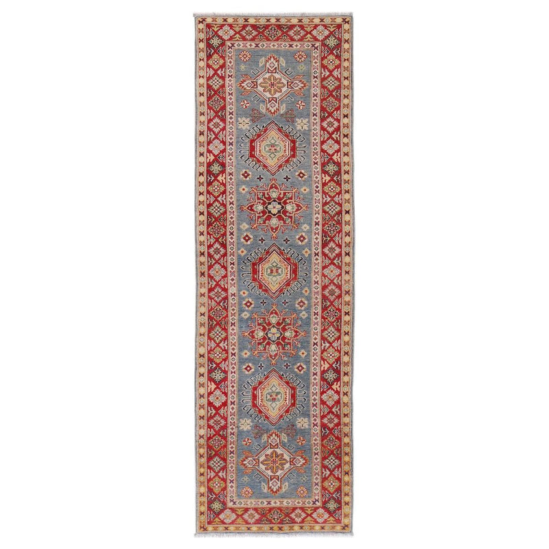 Handmade Kazak Wool Runner 85 x 294 cm (ID B33047)