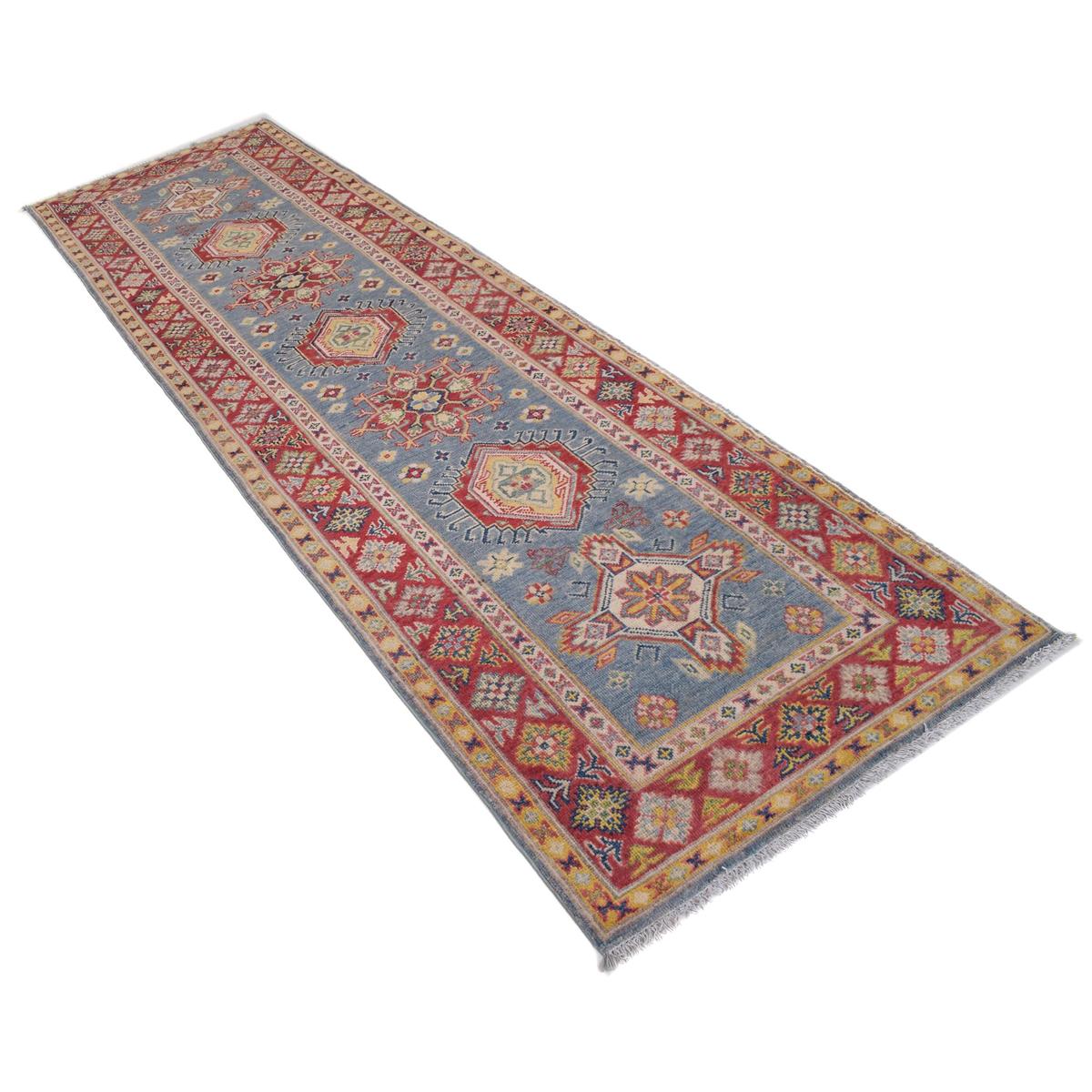 Handmade Kazak Wool Runner 85 x 294 cm (ID B33047)