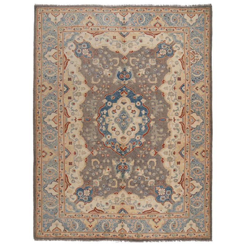 Handmade Heriz Wool Area Rug 8'6" x 10'9" (ID B33052)
