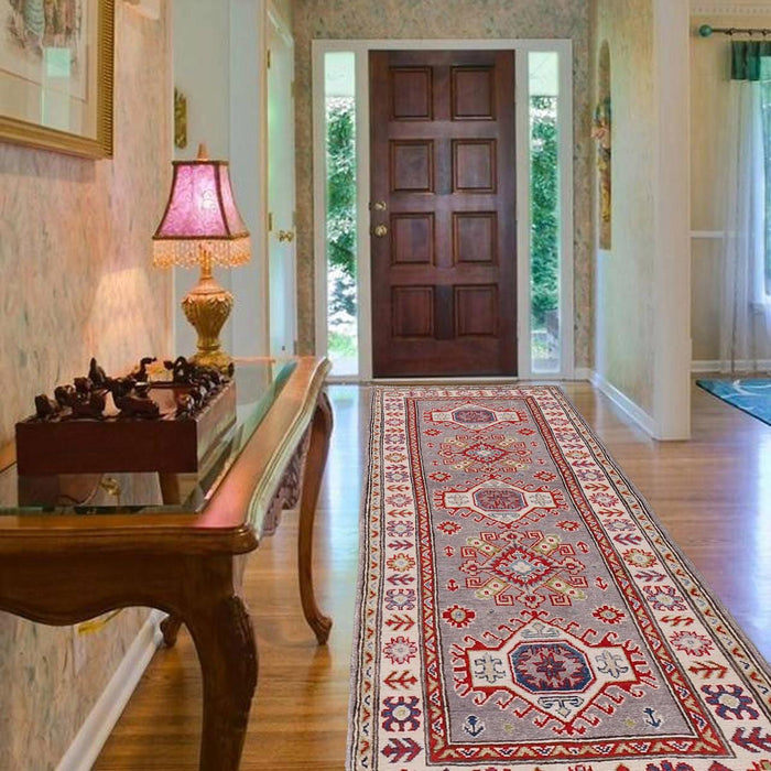 Handmade Kazak Runner Rug 77 x 200 (cm) (ID B33075)
