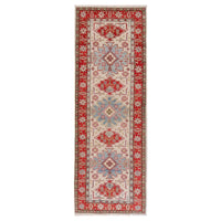 Beige Kazak Runner Rug 82 x 246 cm (ID B33083)