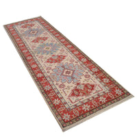 Beige Kazak Runner Rug 82 x 246 cm (ID B33083)