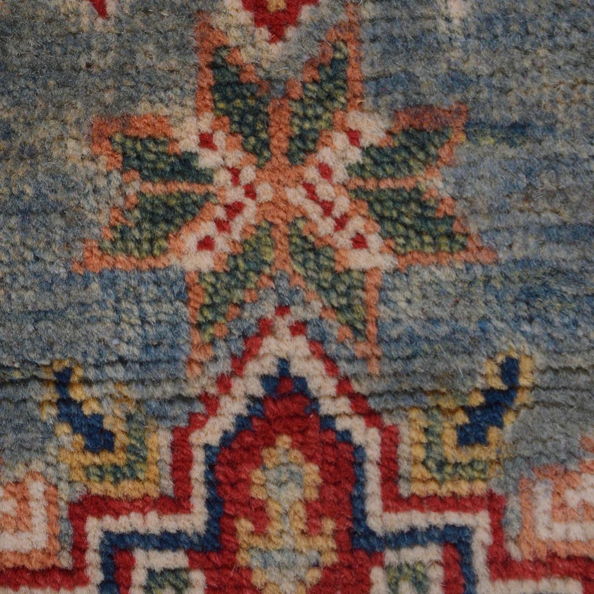 Handmade Kazak Wool Runner Area Rug 33x112 in (ID B33091)