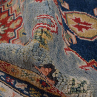 Handmade Kazak Wool Runner Area Rug 33x112 in (ID B33091)