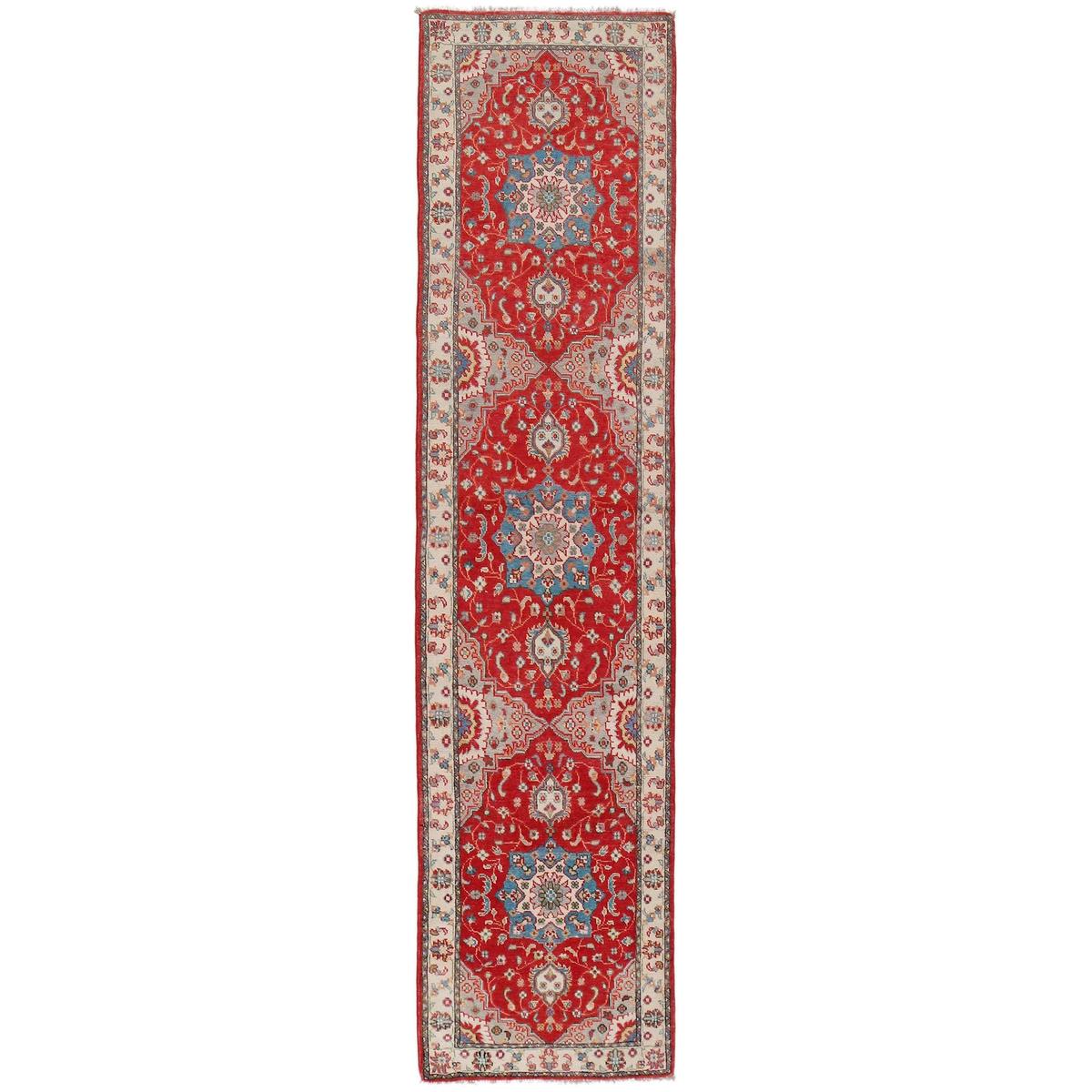 Handmade Kazak Wool Runner 76 x 333 (cm) (ID B33094)