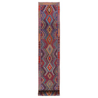 Vegetable Kilim Runner 2' 10" x 22' 4" (ft) - No. B34152