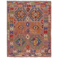 Handmade Vegetable Kelim 5' 0" x 6' 4" (ft) - No. B34179