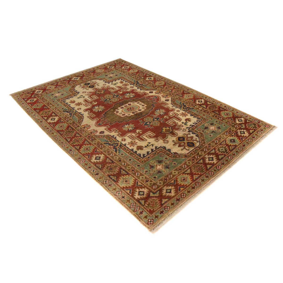 Handmade Heriz Oriental Wool Area Rug, Premium Handwoven (ID B34683)