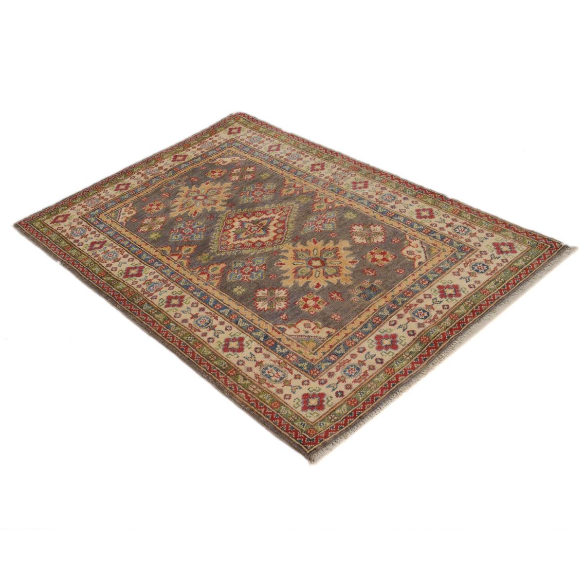 Handmade Kazak Wool Area Rug 100x146 cm (ID B34688)